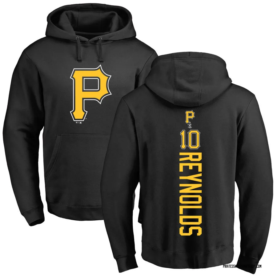 Men's Bryan Reynolds Pittsburgh Pirates Black Backer Pullover Hoodie