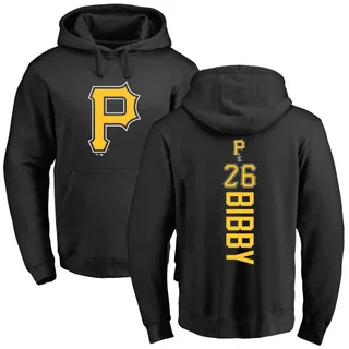 Men's Jim Bibby Pittsburgh Pirates Black Backer Pullover Hoodie