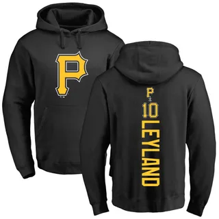 Men's Jim Leyland Pittsburgh Pirates Black Backer Pullover Hoodie