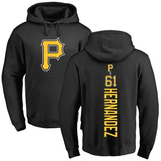 Men's Jose Hernandez Pittsburgh Pirates Black Backer Pullover Hoodie
