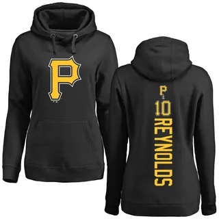 Women's Bryan Reynolds Pittsburgh Pirates Black Backer Pullover Hoodie