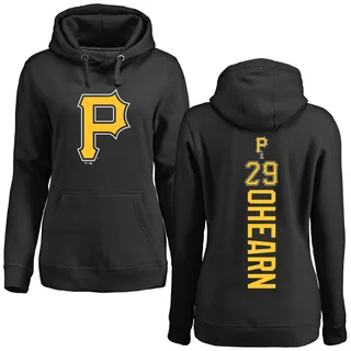 Women's Ryan O'Hearn Pittsburgh Pirates Black Backer Pullover Hoodie