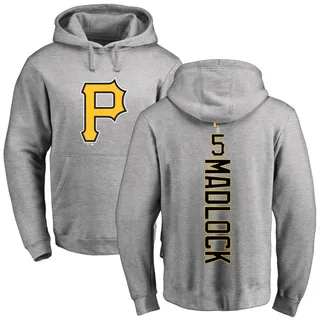 Youth Bill Madlock Pittsburgh Pirates Ash Backer Pullover Hoodie
