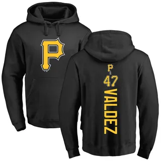 Youth Enmanuel Valdez Pittsburgh Pirates Black Backer Pullover Hoodie
