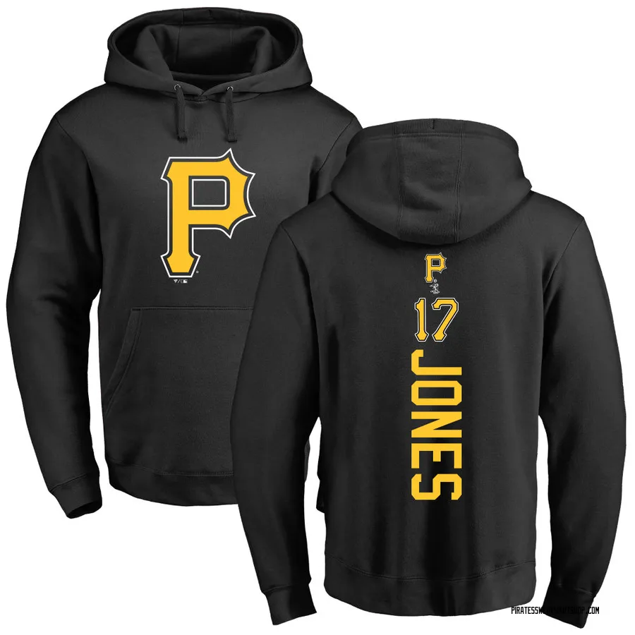 Youth Jared Jones Pittsburgh Pirates Black Backer Pullover Hoodie