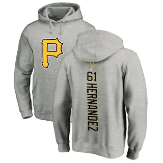 Youth Jose Hernandez Pittsburgh Pirates Ash Backer Pullover Hoodie